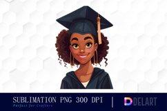 Graduation Girl Graphics Clipart Product Image 1