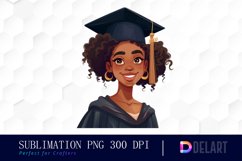 Graduation Girl Graphics Clipart Product Image 1