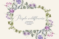 Watercolor Wildflower Clipart Collection Product Image 6