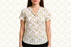 10 Watercolor grass and leaves seamless pattern Product Image 1