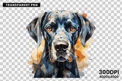 watercolor great dane clipart, great dane png, dog clipart watercolor, great dane sublimation design, gentle giant dog art, great dane printable png, pet lover sublimation, cute great dane clipart, great dane digital art, large dog breed design