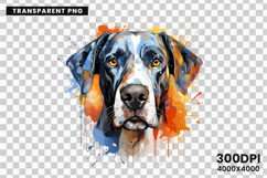 watercolor great dane clipart, great dane png, dog clipart watercolor, great dane sublimation design, gentle giant dog art, great dane printable png, pet lover sublimation, cute great dane clipart, great dane digital art, large dog breed design