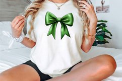 Watercolor Green Bow Clipart Bundle Product Image 2