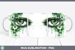 GorgeousWatercolor Mug Wrap design.