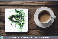 GorgeousWatercolor Square Coaster design.