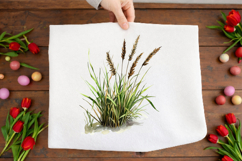 Watercolor Green Grass Clipart Product Image 2