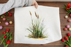 Watercolor Green Grass Clipart Product Image 3