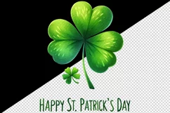 Watercolor green shamrock clover luck Happy St Patrick Day quote print 20 oz tumbler skinny mug wrap clipart t-shirt sublimation printable design