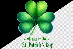 Watercolor green shamrock clover luck Happy St Patrick Day quote print 20 oz tumbler skinny mug wrap clipart t-shirt sublimation printable design
