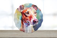 Watercolor Greyhound Dog Wind Spinner,Wild Flowers Greyhounds Wind Spinner,Watercolor Greyhound Dog Spinner, Wind Spinner Love Watercolor Dogs Wind Spinner,Wild Flowers Greyhounds Spinner,Watercolor Dogs Spinner Alt Wind Spinner, Sublimation Watercolor Gr