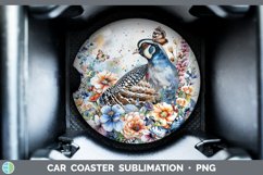 GorgeousWatercolor Car Coaster design.