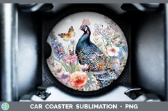 GorgeousWatercolor Car Coaster design.