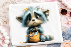 Watercolor Halloween Animals Clipart Product Image 2