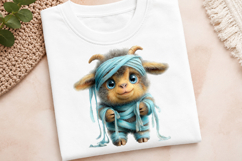 Watercolor Halloween Animals Clipart Product Image 3