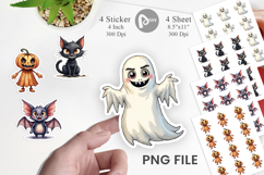 Halloween Characters Sticker Product Image 1