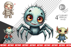 Halloween Characters Clipart Product Image 1