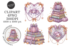 Watercolor Halloween Clipart Product Image 1