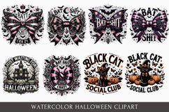 watercolor halloween clipart, halloween sublimation Bundle Product Image 3