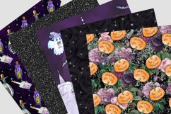 Watercolor Halloween Digital Paper Pack Product Image 3