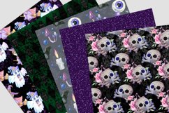 Watercolor Halloween Digital Paper Pack Product Image 2