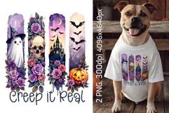 Creep It Real Halloween Brushstroke PNG Sublimation Design