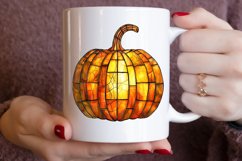 Watercolor Halloween Pumpkin Clipart Bundle Product Image 7