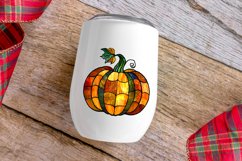 Watercolor Halloween Pumpkin Clipart Bundle Product Image 2