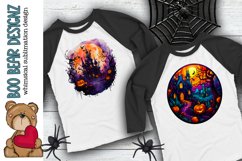 Halloween Sublimation t shirt designs Product Image 1