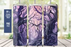 Watercolor Halloween Tumbler Wrap for Sublimation T12 Product Image 1
