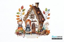 Watercolor Hansel and Gretel PNG Clipart Product Image 1