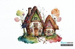 Watercolor Hansel and Gretel PNG Clipart Product Image 1