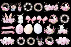 Watercolor Happy Easter Bunnies collection, Spring Animal Product Image 3