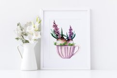 Watercolor Happy Easter Bunnies collection, Spring Animal Product Image 6