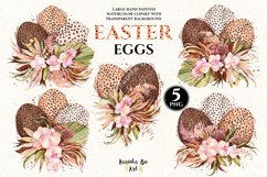 Watercolor Easter egg clipart, Easter sublimation, floral Easter png, Watercolor floral bouquets, leopard Easter sublimation, easter eggs clipart, easter greeting card, spring flowers png, watercolor easter, floral bouquet , leopard print, my first Easter