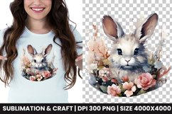 Watercolor easter day clipart png