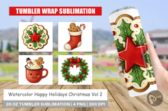 Happy Holidays Tumbler Product Image 1