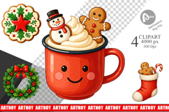 Happy Holidays Clipart Product Image 1