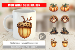 Harvest Decoration Mug Wrap Product Image 1
