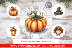 Harvest Decoration Wind Spinner Product Image 1