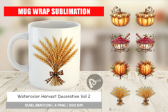 Harvest Decoration Mug Wrap Product Image 1