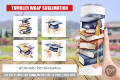 Tumbler Sublimation Wrap Hat Graduation Product Image 1