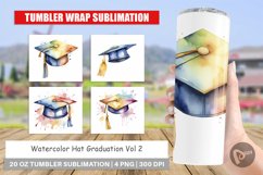 Tumbler Sublimation Hat Graduation Product Image 1