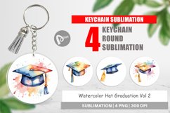Keychain Hat Graduation Product Image 1