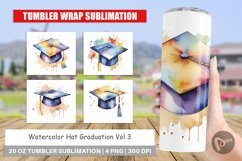Tumbler Sublimation Hat Graduation Product Image 1