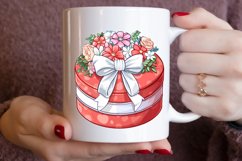 Watercolor Hatbox Flowers Clipart Bundle Product Image 7