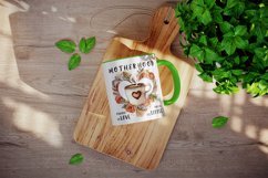Motherhood fueled by coffee mug, cup wrap sublimation design Product Image 3