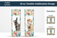 Watercolor Heart Custom Tumbler Wraps for Sublimation
