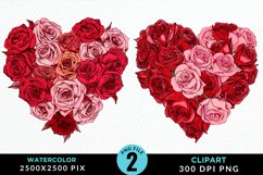 Heart Flower Illustration PNG Clipart Product Image 1