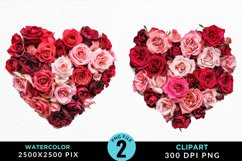 Heart Flower Illustration PNG Clipart Product Image 1