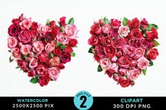 Heart Flower Illustration PNG Clipart Product Image 1